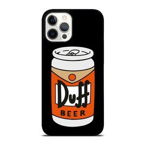 The Simpsons Duff Beer Black iPhone Case